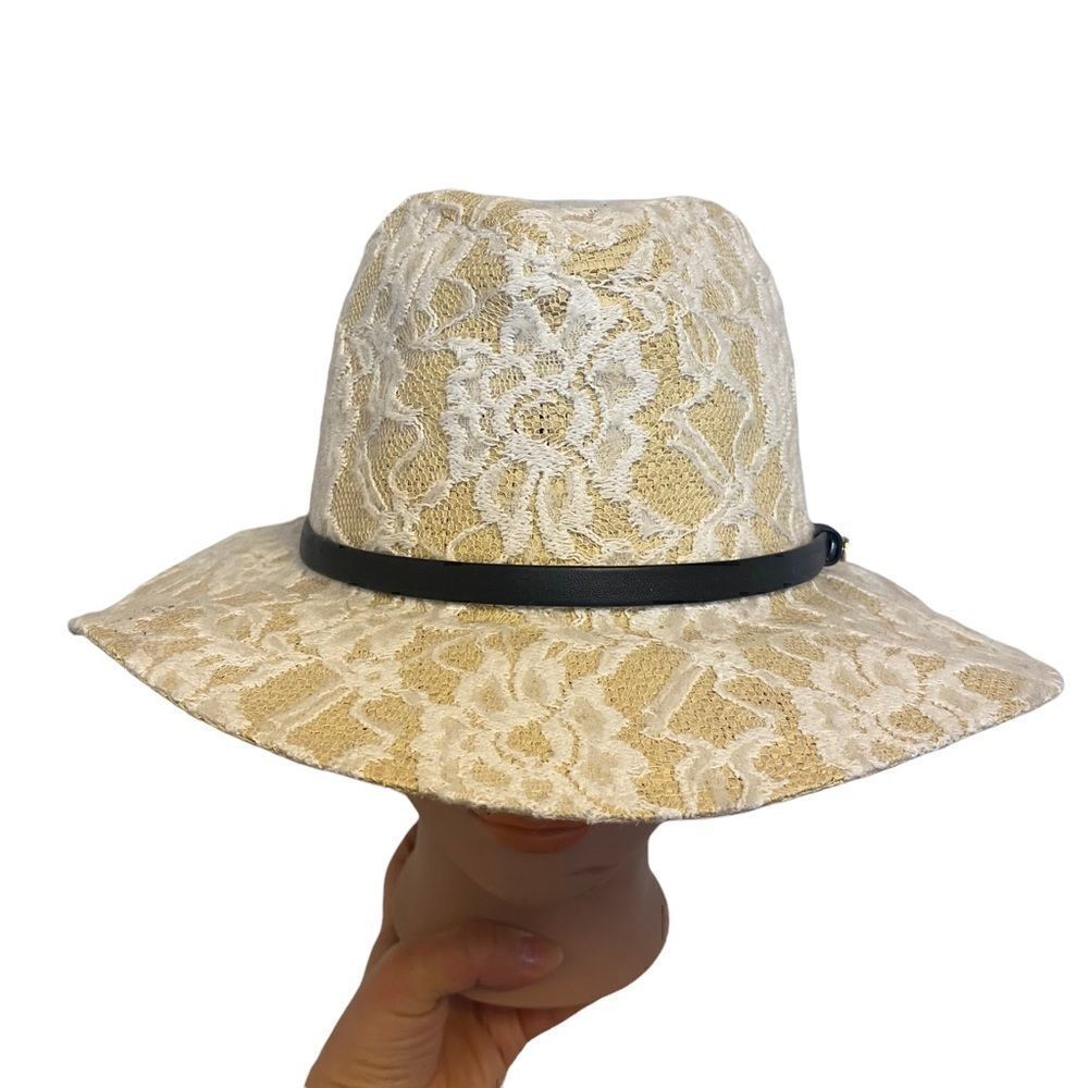 BCBGeneration lace Panama Hat - Picture 7 of 12
